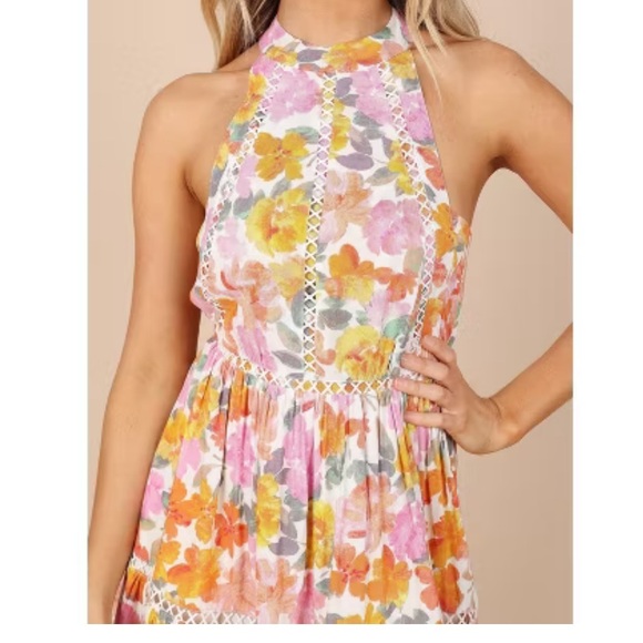 Petal & Pup Dress - Small - Open Back - Buttons at Neck - Lined - Picture 6 of 16